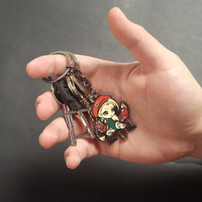 Llavero Street Fighter Cammy Metalico Original