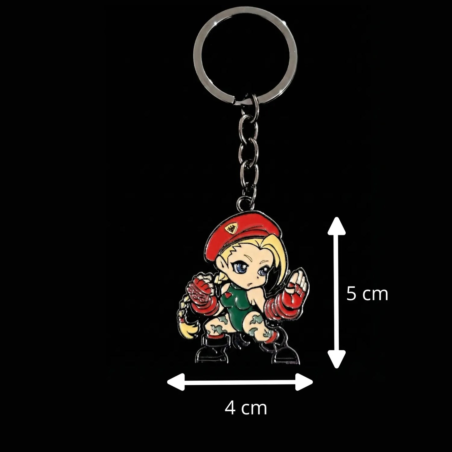 Llavero Street Fighter Cammy Metalico Original