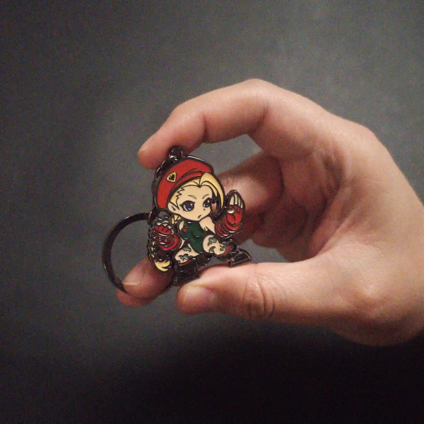 Llavero Street Fighter Cammy Metalico Original