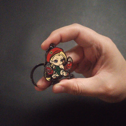 Llavero Street Fighter Cammy Metalico Original
