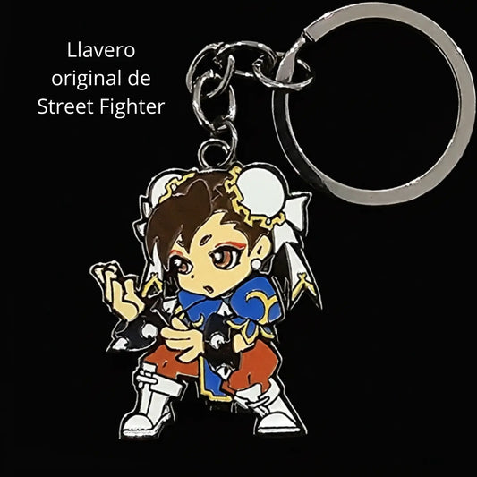 Llavero Street Fighter Chun-li Capcom Original Metal Chibi