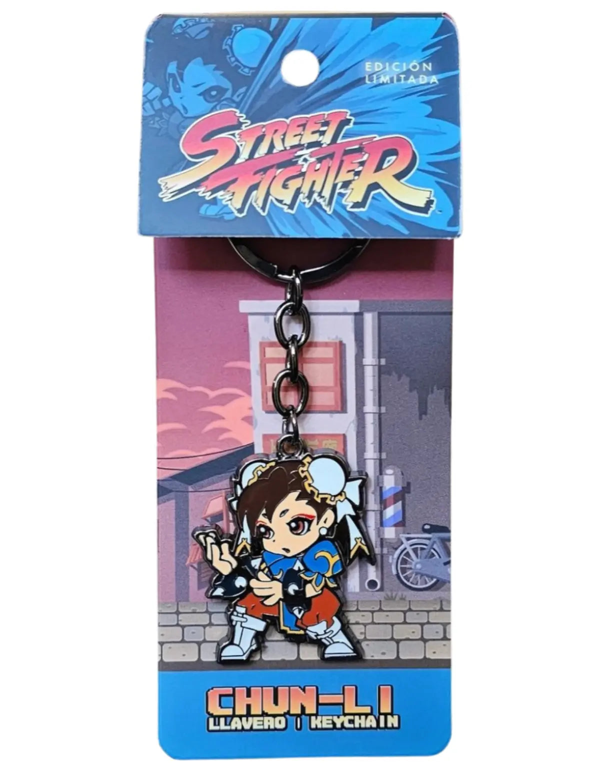 Llavero Street Fighter Chun-li Capcom Original Metal Chibi