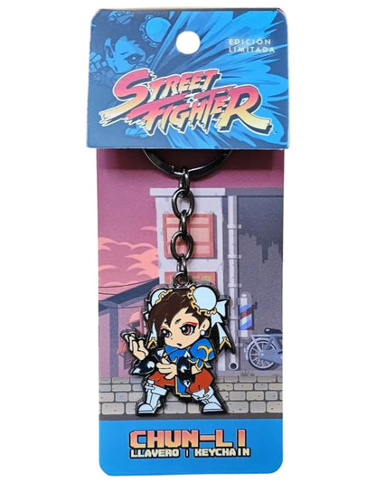 Llavero Street Fighter Chun-li Capcom Original Metal Chibi