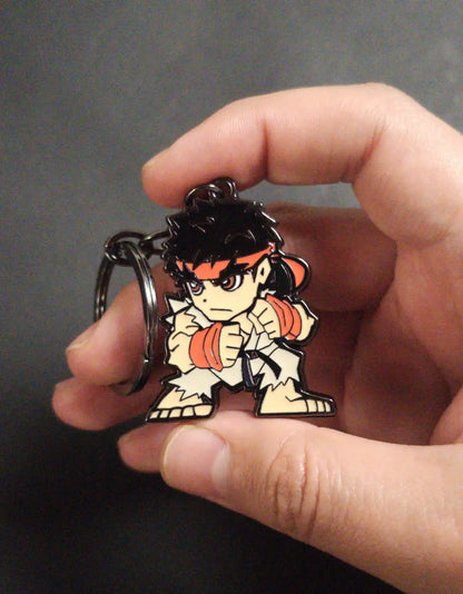 Llavero Street Fighter Ryu Capcom Original Metal Chibi