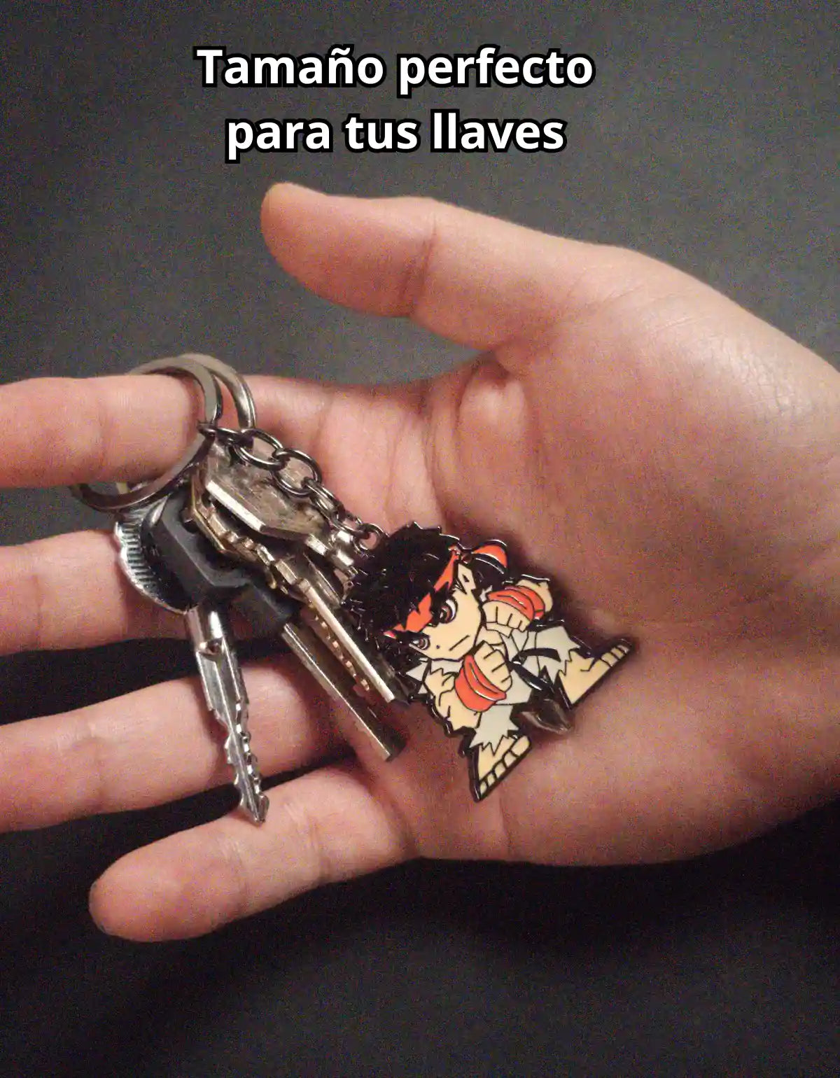 Llavero Street Fighter Ryu Capcom Original Metal Chibi