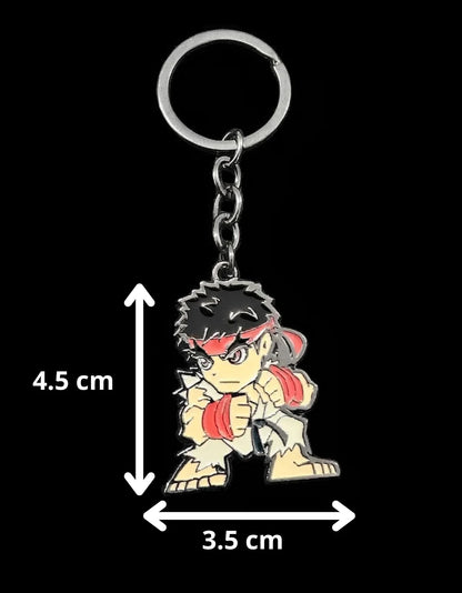 Llavero Street Fighter Ryu Capcom Original Metal Chibi