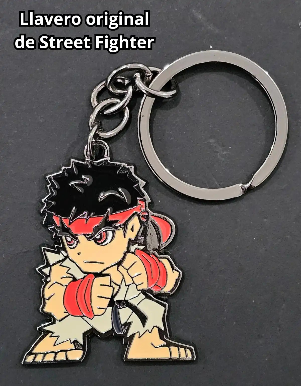 Llavero Street Fighter Ryu Capcom Original Metal Chibi