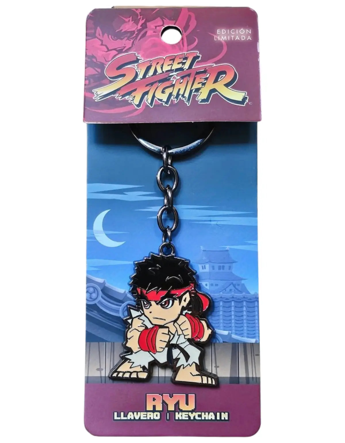 Llavero Street Fighter Ryu Capcom Original Metal Chibi