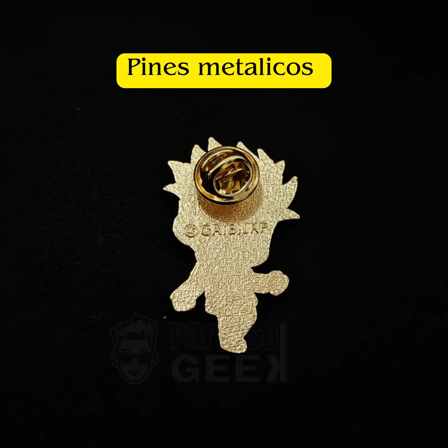 Pines Jujutsu Kaisen Gojo Y Nanami Original Metal Dorado