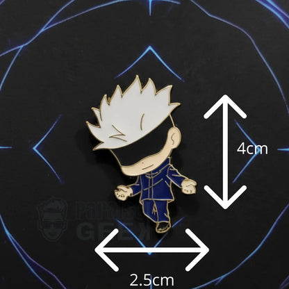 Pines Jujutsu Kaisen Gojo Y Nanami Original Metal Dorado