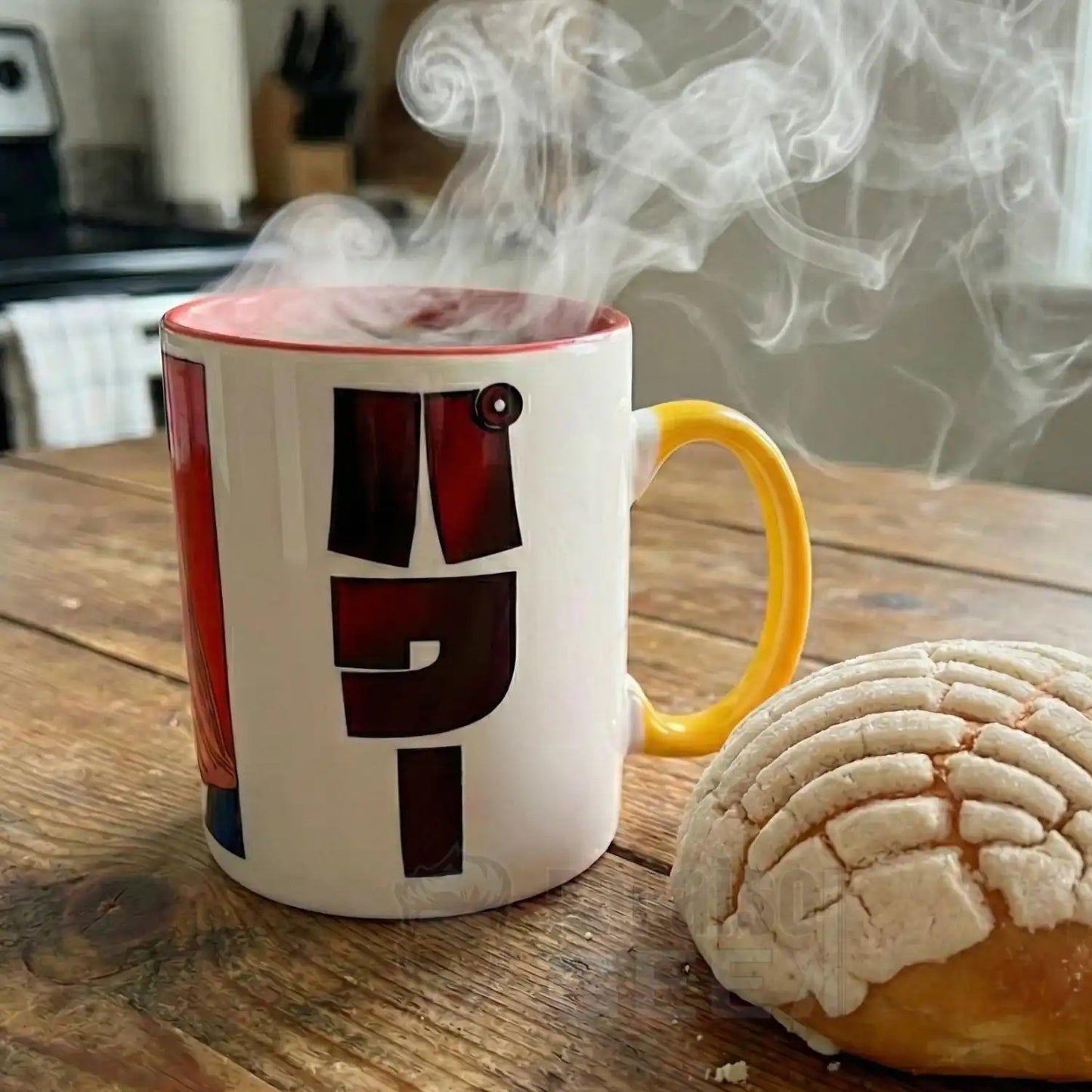 Taza Chainsaw Man Power Original Interior Rojo 330ml