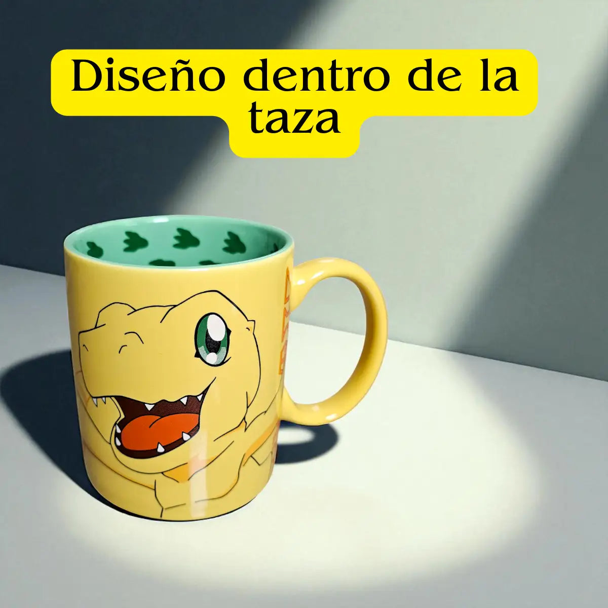 Taza Agumon Digimon 330ml de cerámica para café