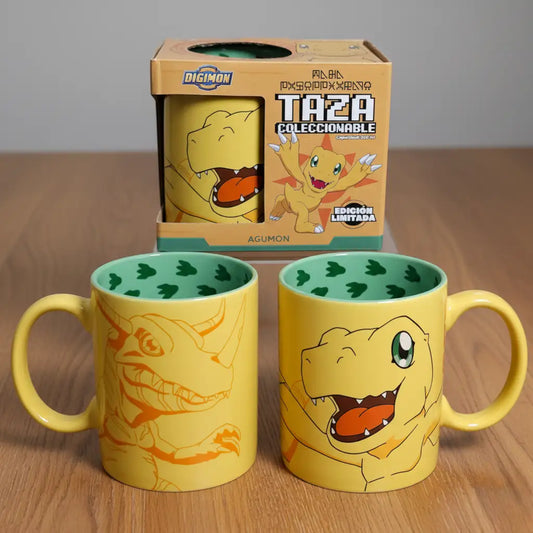 Taza Agumon Digimon 330ml de cerámica para café