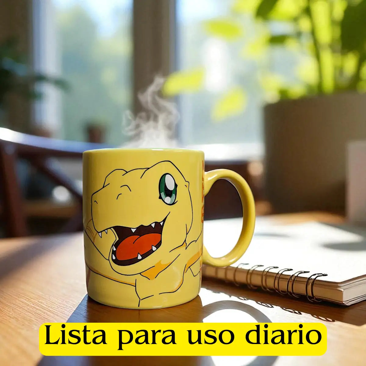 Taza Agumon Digimon 330ml de cerámica para café