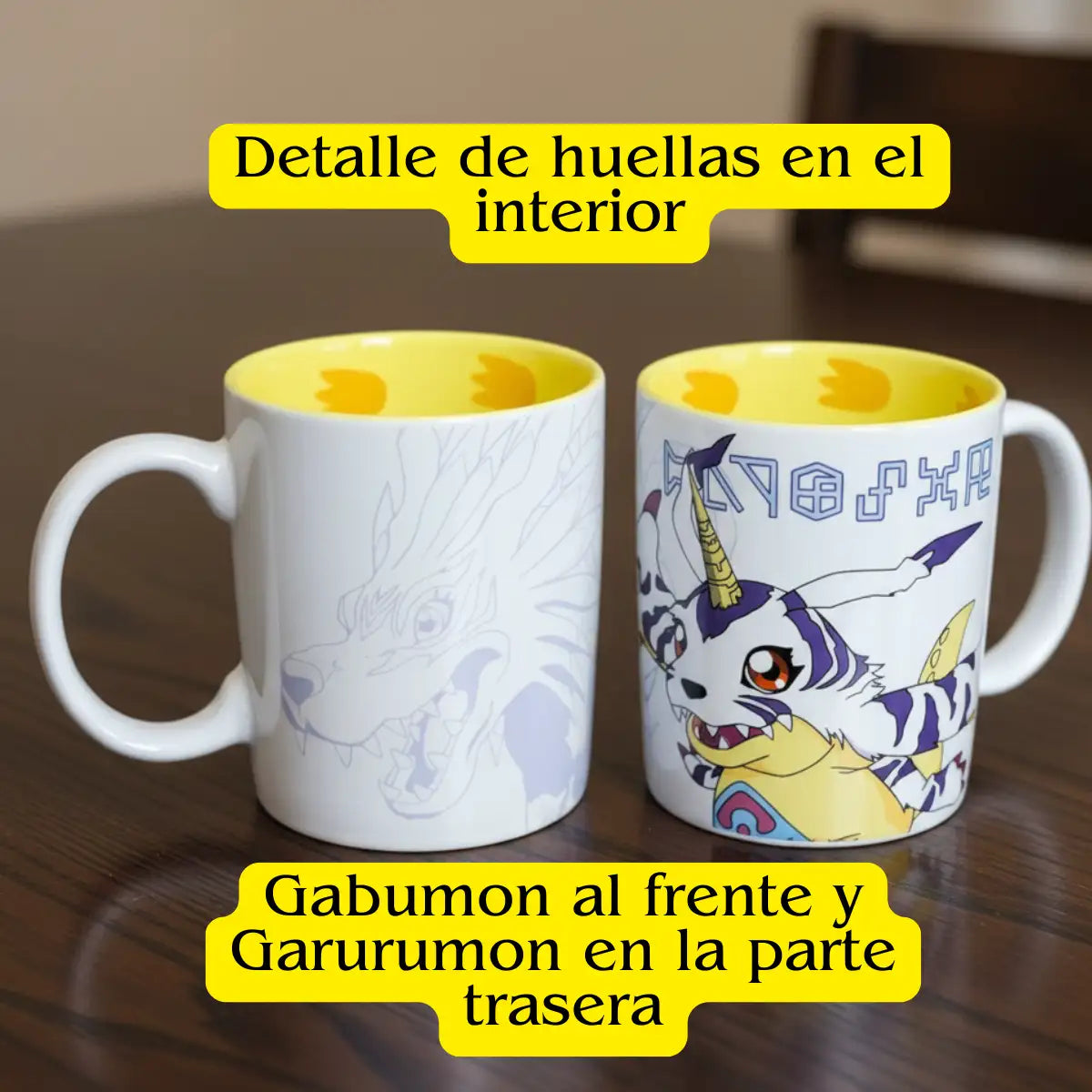 Taza Gabumon 330ml | Digimon Oficial de Cerámica