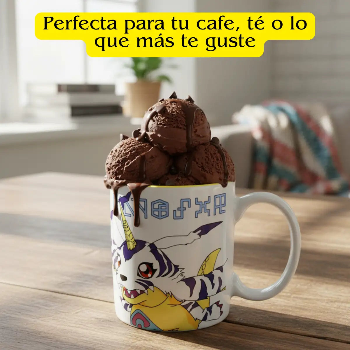 Taza Gabumon 330ml | Digimon Oficial de Cerámica