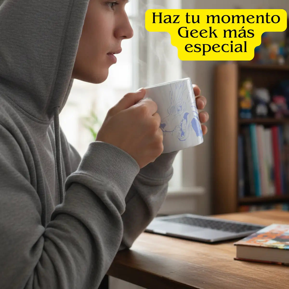 Taza Gabumon 330ml | Digimon Oficial de Cerámica