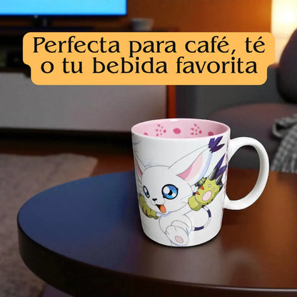 Taza Gatomon Digimon 330ml de cerámica para café