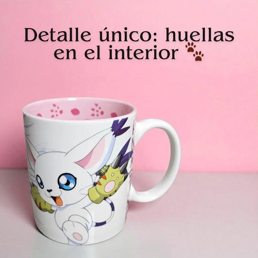 Taza Gatomon Digimon 330ml de cerámica para café