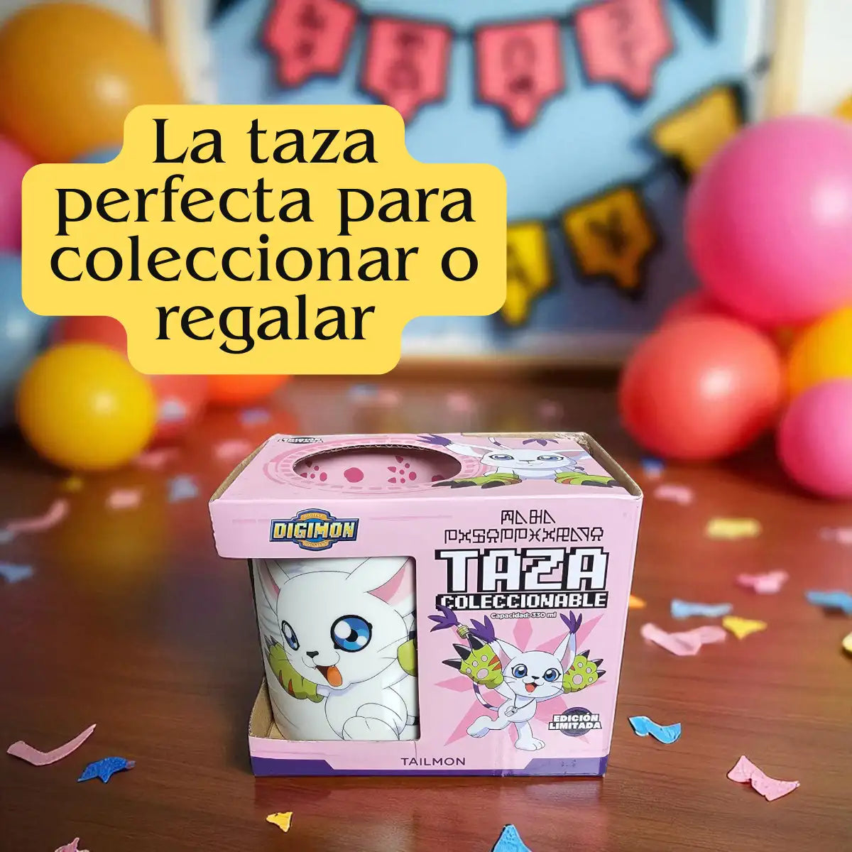 Taza Gatomon Digimon 330ml de cerámica para café