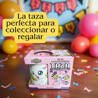 Taza Gatomon Digimon 330ml de cerámica para café