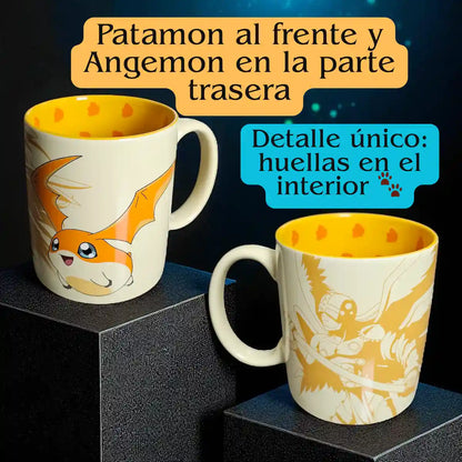 Taza Patamon Digimon 330ml de cerámica para café
