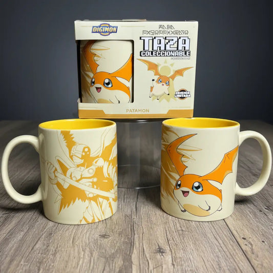 Taza Patamon Digimon 330ml de cerámica para café