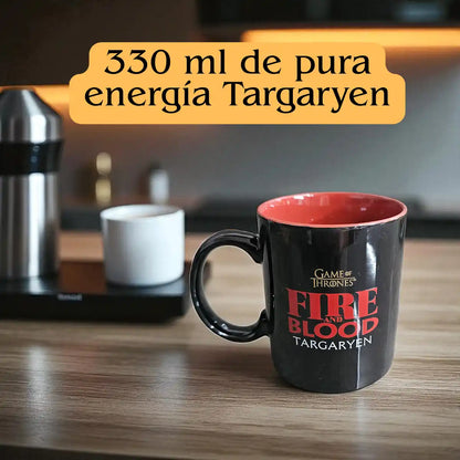 Taza Game Of Thrones Targaryen 330ml Cerámica Oficial