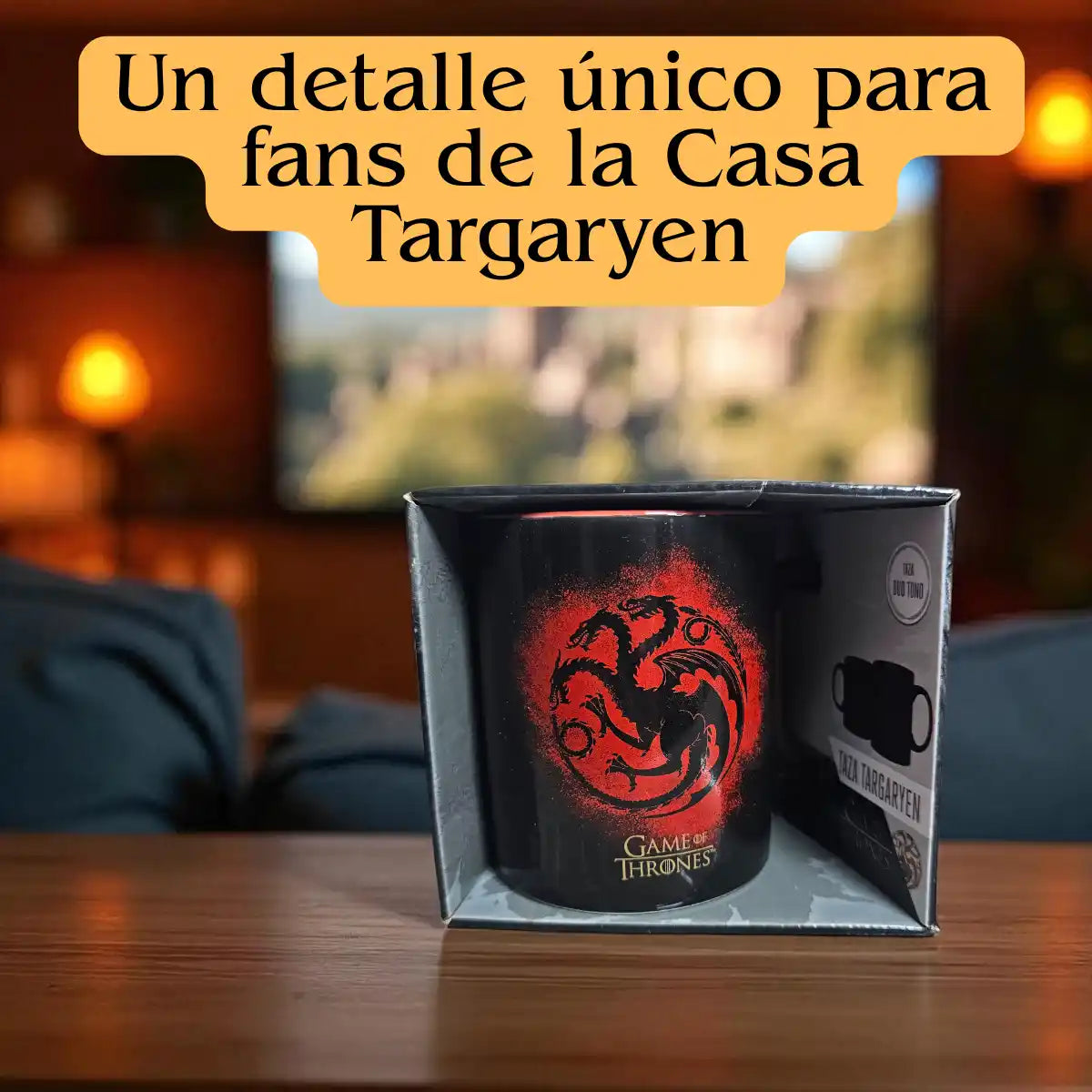 Taza Game Of Thrones Targaryen 330ml Cerámica Oficial