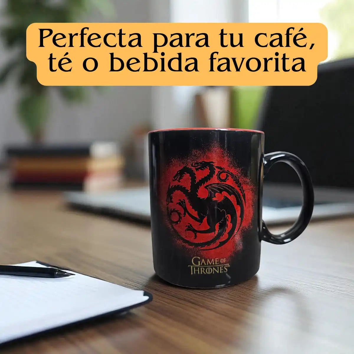 Taza Game Of Thrones Targaryen 330ml Cerámica Oficial