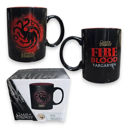 Taza Game Of Thrones Targaryen 330ml Cerámica Oficial