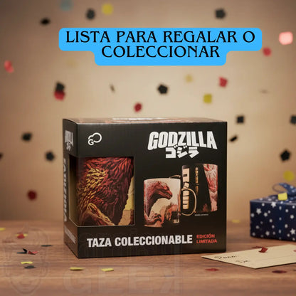 Taza Godzilla Oficial Edición Limitada 576ml Jumbo de cerámica para café