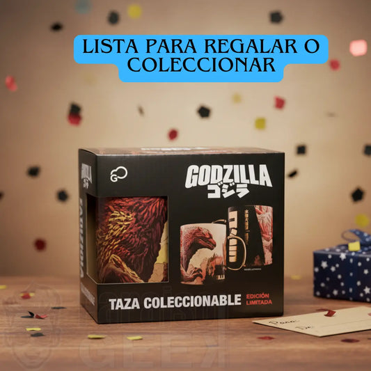 Taza Godzilla Oficial Edición Limitada 576ml Jumbo de cerámica para café