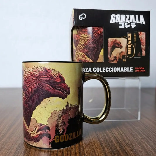 Taza Godzilla Oficial Edición Limitada 576ml Jumbo de cerámica para café