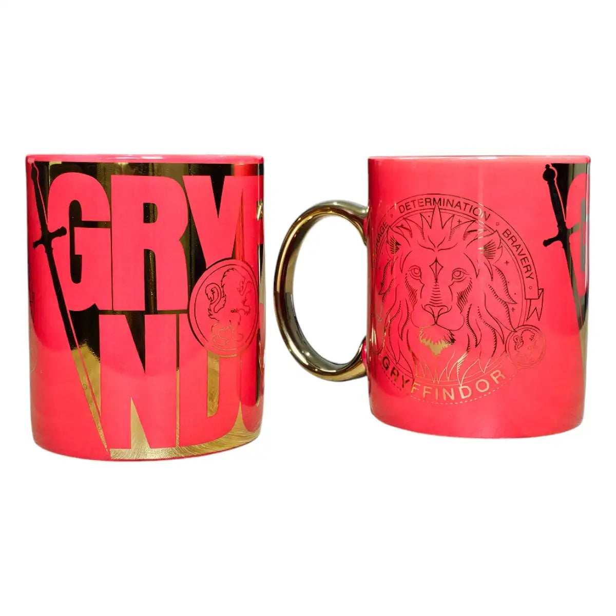 Taza Harry Potter Gryffindor Cerámica Acabado Metálico 330ml