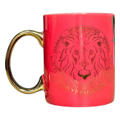 Taza Harry Potter Gryffindor Cerámica Acabado Metálico 330ml