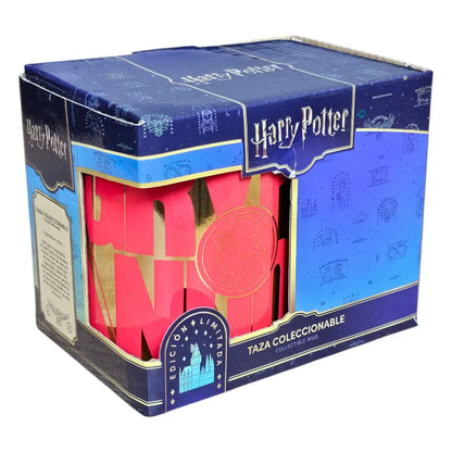 Taza Harry Potter Gryffindor Cerámica Acabado Metálico 330ml