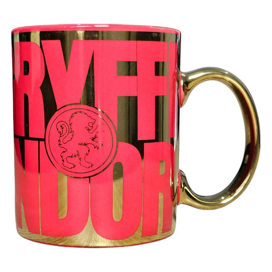 Taza Harry Potter Gryffindor Cerámica Acabado Metálico 330ml