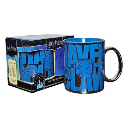 Taza Harry Potter Ravenclaw Cerámica Acabado Metálico 330ml