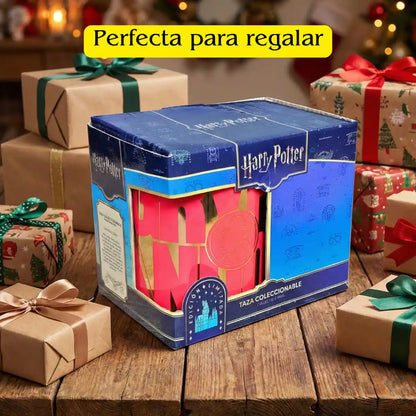 Taza Harry Potter Gryffindor Cerámica Acabado Metálico 330ml