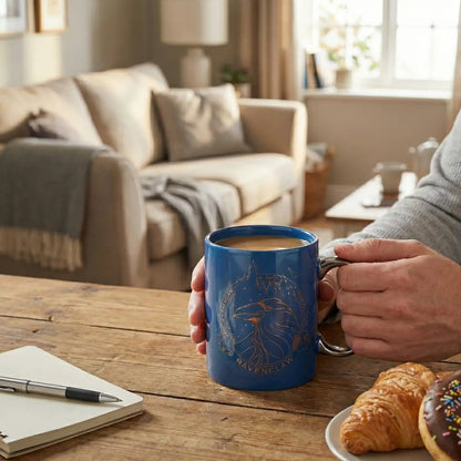 Taza Harry Potter Ravenclaw Cerámica Acabado Metálico 330ml