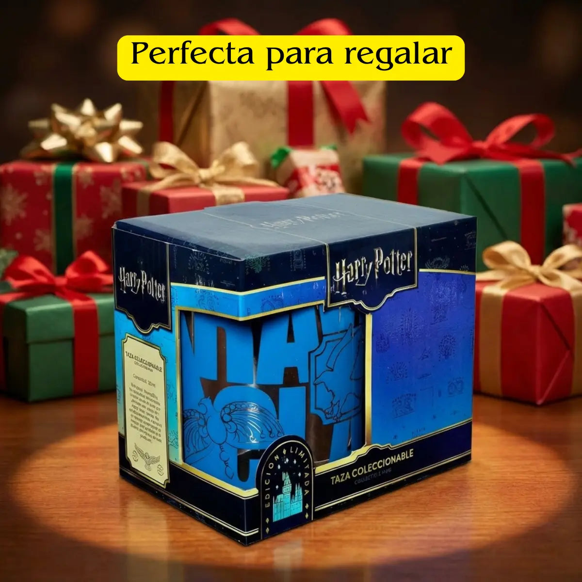 Taza Harry Potter Ravenclaw Cerámica Acabado Metálico 330ml