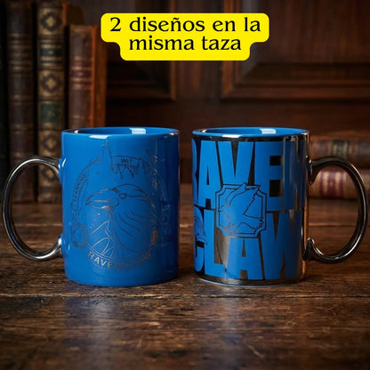 Taza Harry Potter Ravenclaw Cerámica Acabado Metálico 330ml