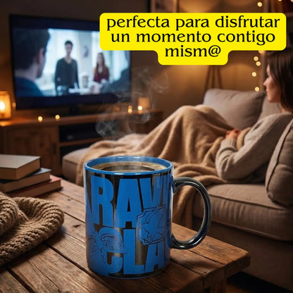 Taza Harry Potter Ravenclaw Cerámica Acabado Metálico 330ml