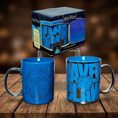 Taza Harry Potter Ravenclaw Cerámica Acabado Metálico 330ml