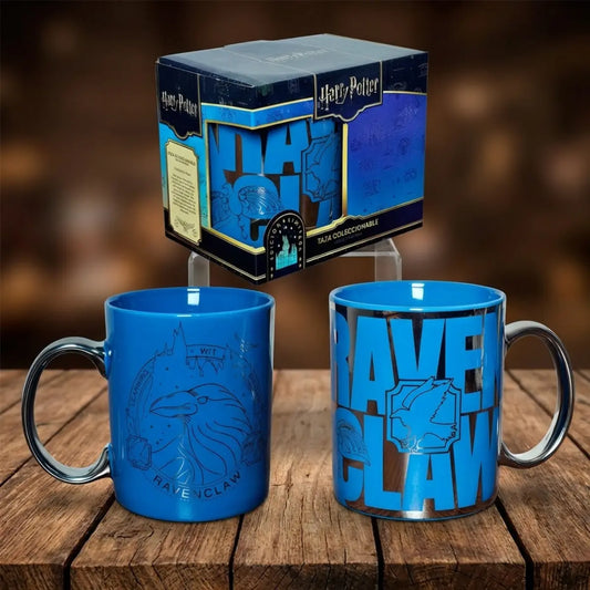 Taza Harry Potter Ravenclaw Cerámica Acabado Metálico 330ml