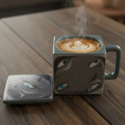 Taza Jujutsu Kaisen Cubo Gojo  Prison Realm Satoru atrapado