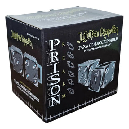 Taza Jujutsu Kaisen Cubo Gojo  Prison Realm Satoru atrapado