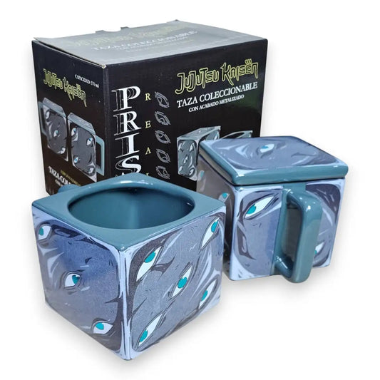 Taza Jujutsu Kaisen Cubo Gojo  Prison Realm Satoru atrapado