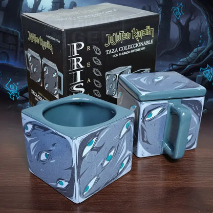Taza Jujutsu Kaisen Cubo Gojo  Prison Realm Satoru atrapado